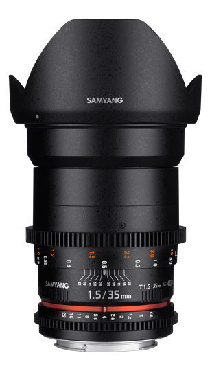 Объектив Samyang 35mm T1.5 ED AS UMC VDSLR II Canon EF- фото