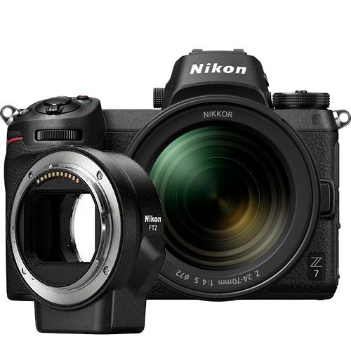 Фотоаппарат Nikon Z7 Kit 24-70mm f/4 + adapter FTZ - фото