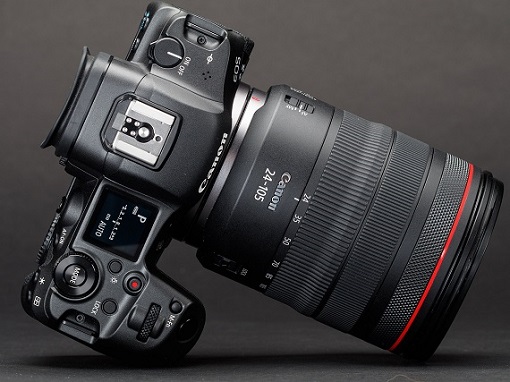 Canon EOS R5 top view