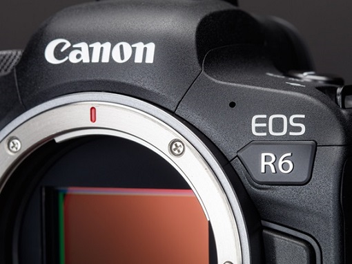 Canon EOS R6 front view