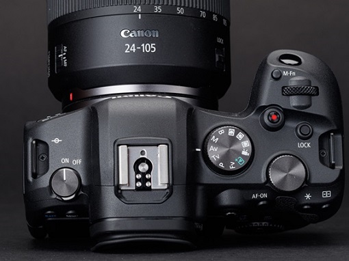 Canon EOS R6 top view