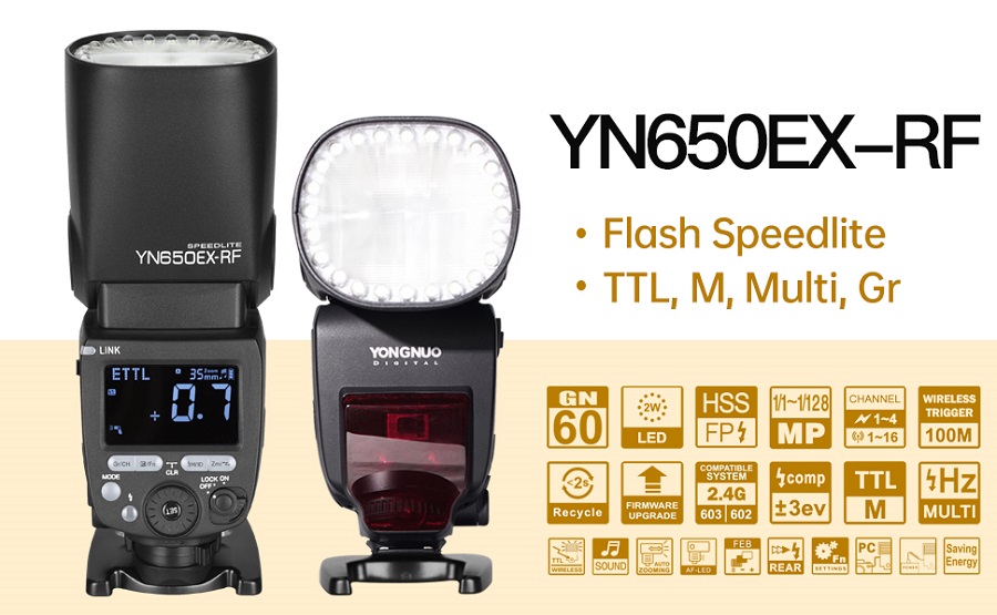 YN650EX-RF flash modes