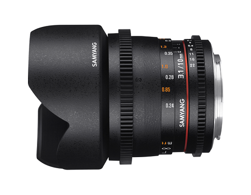 Объектив Samyang 10mm T3.1 ED AS NCS CS VDSLR Canon EF - фото4