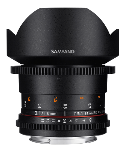 Объектив Samyang 14mm T3.1 ED AS IF UMC VDSLR Nikon F - фото