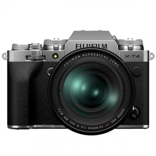 Фотоаппарат Fujifilm X-T4 Kit 16-80mm Silver - фото