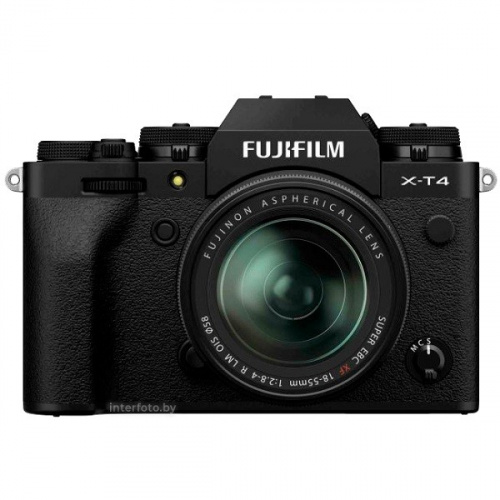 Фотоаппарат Fujifilm X-T4 Kit 18-55mm Black - фото