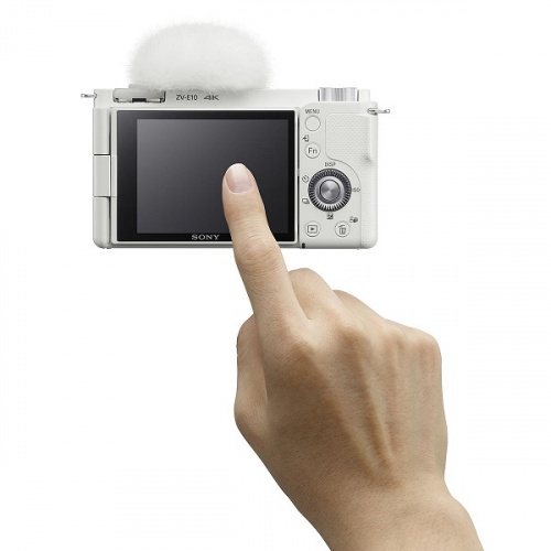 Фотоаппарат Sony ZV-E10 Body White (ILCZV-E10/W) - фото9