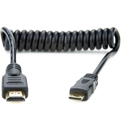 Кабель Atomos Coiled Mini HDMI to Full HDMI (30cm) ATOMCAB008 - фото