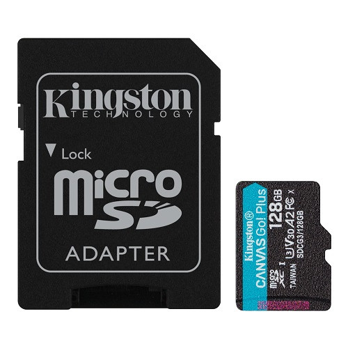 Карта памяти Kingston Canvas Go Plus microSDXC 128GB (SDCG3/128GB) - фото