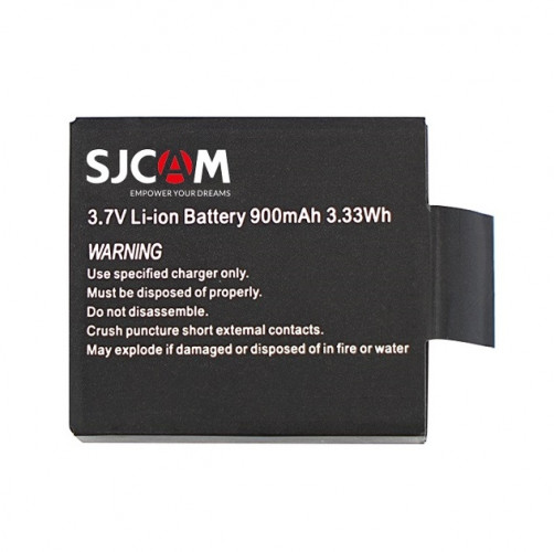 Аккумулятор SJCAM 900mAh для серии SJ4000/SJ5000-X - фото