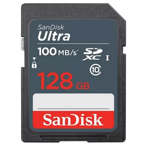 Карта памяти SanDisk Ultra SDHC 128Gb 100Mb/s Class 10 UHS-I (SDSDUNR-128G-GN3IN) - фото