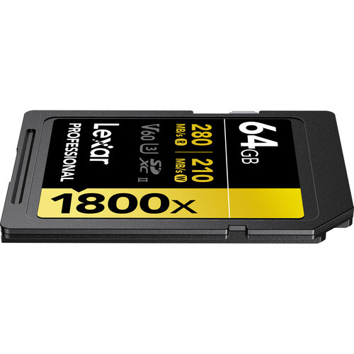 Карта памяти Lexar SDXC 64GB Professional 1800x UHS-II - фото5