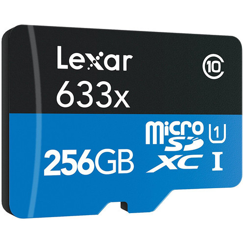 Карта памяти Lexar 256GB microSDXC UHS-I c SD адаптером - фото2