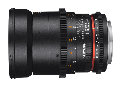 Объектив Samyang 35mm T1.5 ED AS UMC VDSLR II Nikon F - фото4