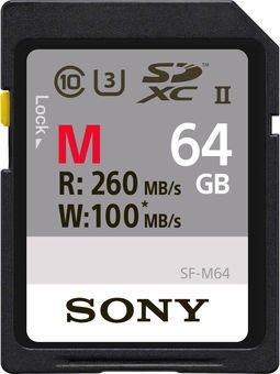 Карта памяти Sony SDXC 64Gb Class 10 UHS-II (SF64M) - фото