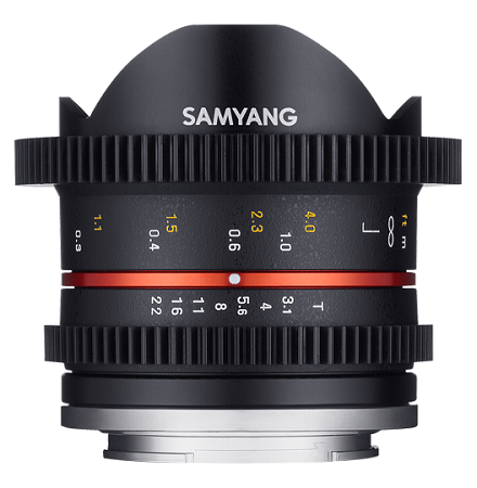 Объектив Samyang 8mm T3.1 Cine UMC Fish-eye II Canon EF-M - фото