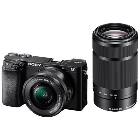 Фотоаппарат Sony A6100 Double Kit 16-50mm + 55-210mm (ILCE-6100YB) - фото2