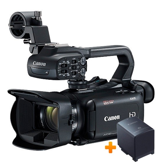 Видеокамера Canon XA15 BP-820 Power Kit- фото