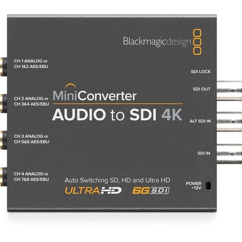 Blackmagic Mini Converter Audio to SDI 4K- фото