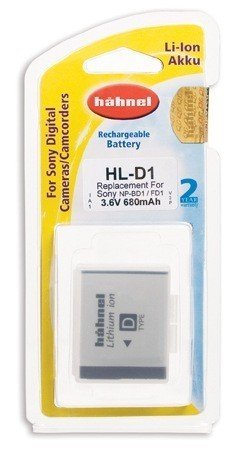 Аккумулятор Hahnel HL-D1 for Sony NP-BD1/FD1 680mAh - фото