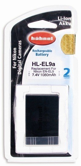Аккумулятор Hahnel HL-EL9a for Nikon EN-EL9a 1080mAh