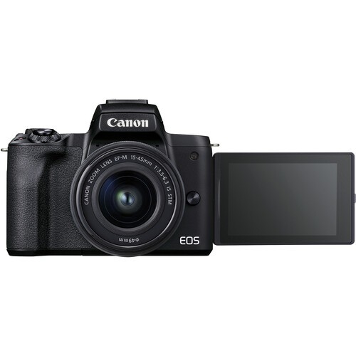 Фотоаппарат Canon EOS M50 Mark II Kit 15-45mm + 55-200mm Black- фото6