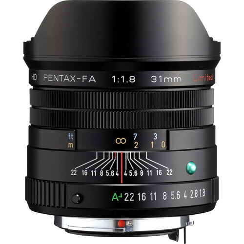 Объектив HD PENTAX-FA 31mm f/1.8 Limited Black - фото2