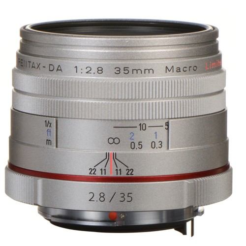 Объектив HD Pentax DA 35mm f/2.8 Maсro Limited Silver - фото3