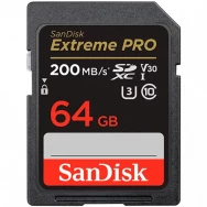 Карта памяти SanDisk Extreme Pro SDXC 64Gb 200MB/s UHS-I (SDSDXXU-064G-GN4IN)- фото