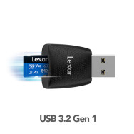 Карт-ридер Lexar microSD USB 3.2 (LRW330U-BNBNG)- фото2
