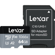 Карта памяти Lexar 64GB microSDXC UHS-I 1066x- фото