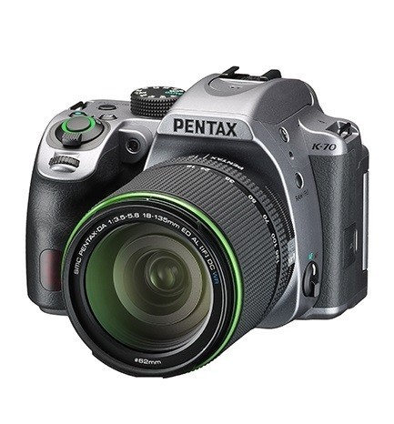 Фотоаппарат Pentax K-70 Kit 18-135mm Silver - фото3