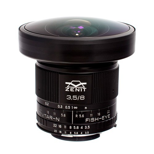 Объектив МС Зенитар 3.5/8 байонет Canon EF- фото