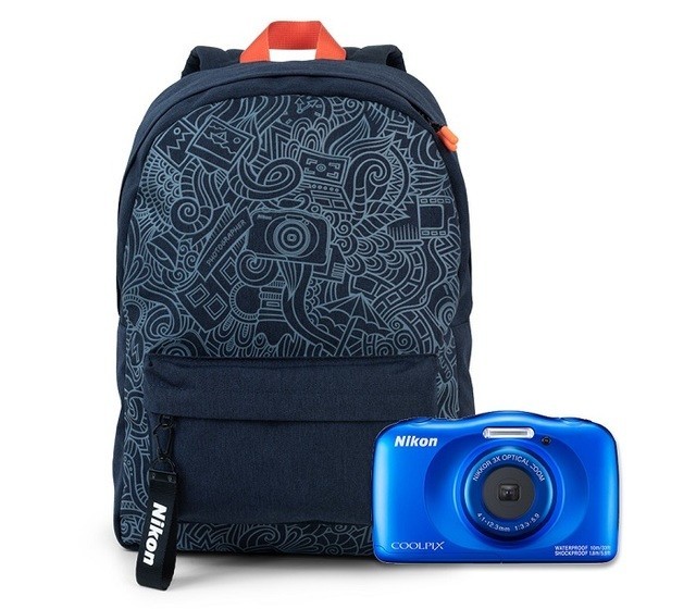 Фотоаппарат Nikon COOLPIX W150 Blue + рюкзак - фото