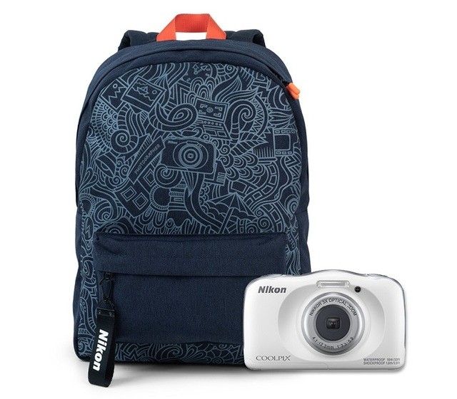 Фотоаппарат Nikon COOLPIX W150 White + рюкзак- фото