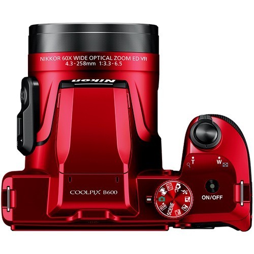 Фотоаппарат Nikon COOLPIX B600 Red- фото4