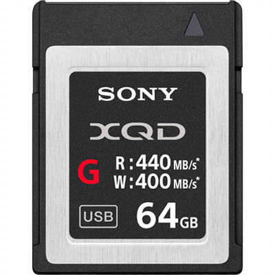 Карта памяти Sony XQD G Series 64Gb (QD-G64F) - фото
