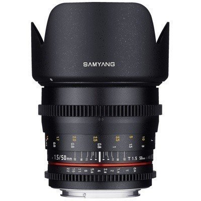 Объектив Samyang 50mm T1.5 AS UMC VDSLR Canon EF - фото