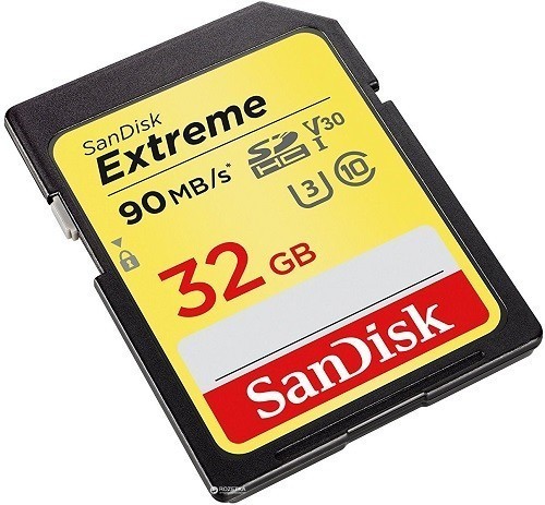 Карта памяти SanDisk Extreme SDHC 32Gb 90MB/s UHS-I (SDSDXVE-032G-GNCIN) - фото2