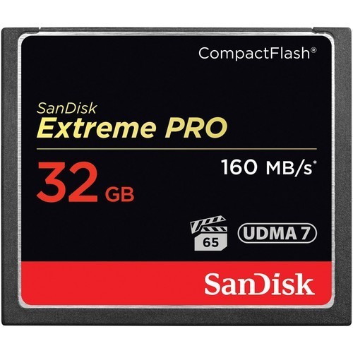 Карта памяти SanDisk Extreme Pro CF 32GB 160MB/s, VPG 65, UDMA7 (SDCFXPS-032G-X46)- фото