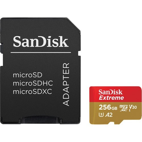 Карта памяти SanDisk Extreme microSDXC 256Gb 160MB/s (SDSQXA1-256G-GN6MA) - фото