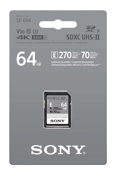 Карта памяти Sony 64Gb SF-E Series (SF-E64)- фото2