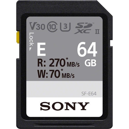Карта памяти Sony 64Gb SF-E Series (SF-E64)- фото