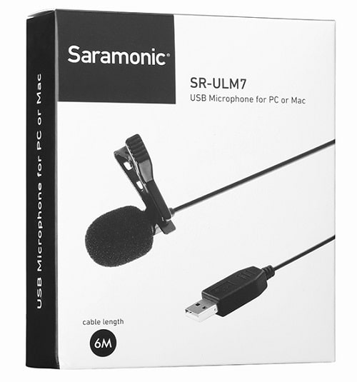Петличный микрофон Saramonic SR-ULM7, кабель 6м- фото4