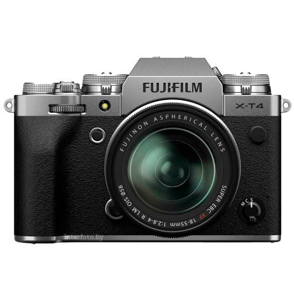 Фотоаппарат Fujifilm X-T4 Kit 18-55mm Silver- фото