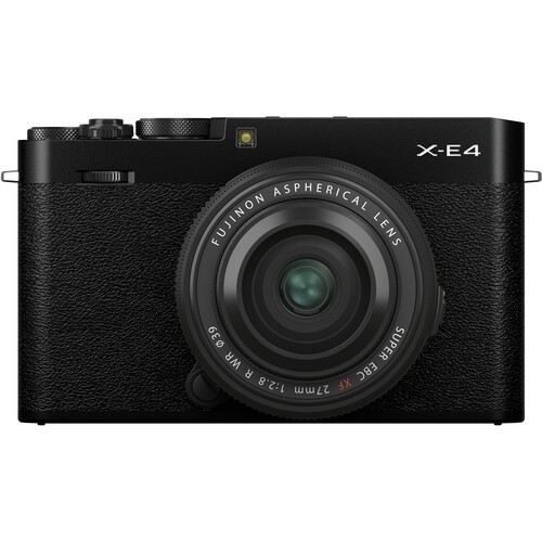 Фотоаппарат Fujifilm X-E4 Kit 27mm F2.8 WR R Black - фото
