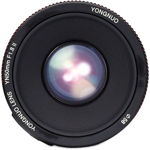 Объектив Yongnuo YN 50mm f/1.8 II Canon EF Standart Prime- фото2