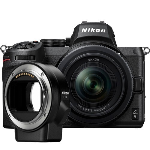 Фотоаппарат Nikon Z5 Kit 24-50mm f/4-6.3 + adapter FTZ - фото