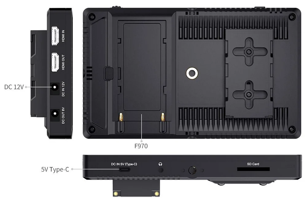 Feelworld F7 PRO (Outputs/Inputs)