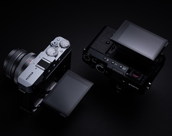 Fujifilm X-E4 high view